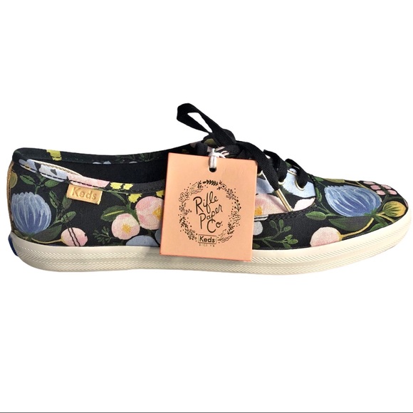 Keds x Rifle Paper Co. Champion Botanical black 7